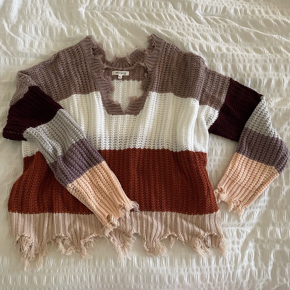 Super cute striped sweater